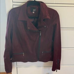 Kut from the Kloth Burgundy Suede Jacket